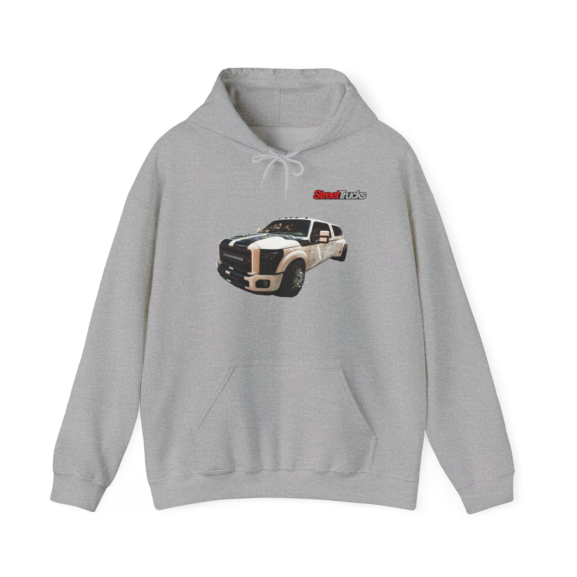 Street Trucks Dino10 Unisex Sport Grey Hooded Sweatshirt