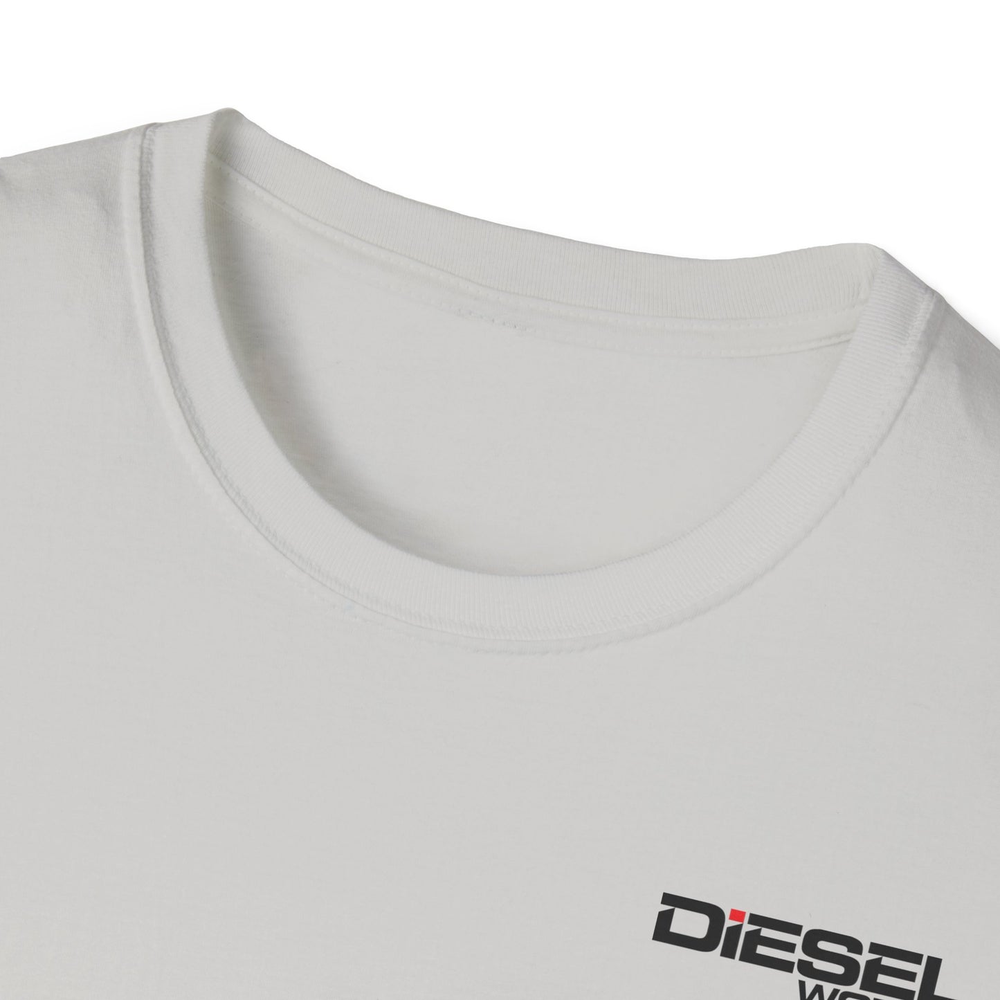 Diesel World Black D-Max Beast Softstyle Ice Grey T-Shirt