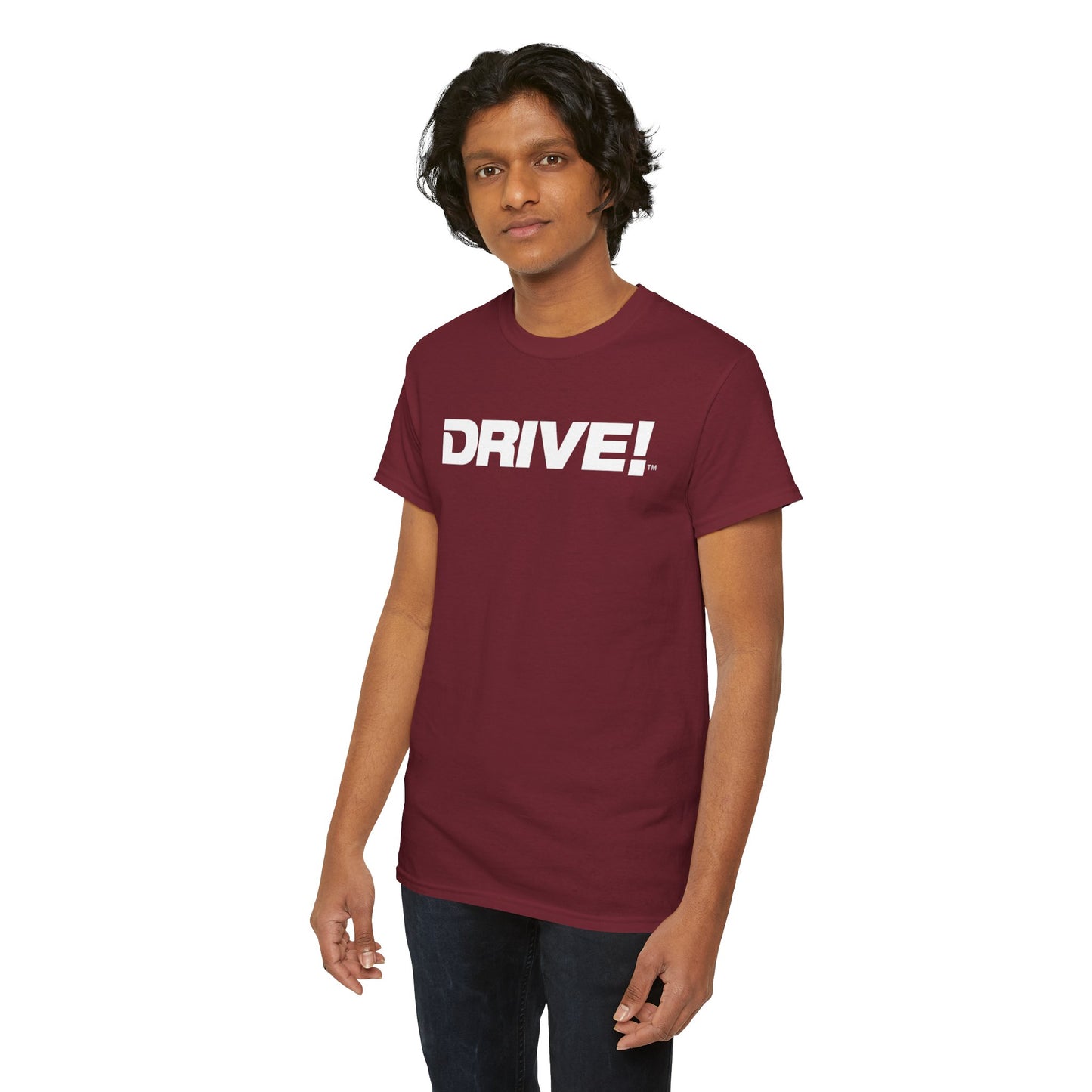 Drive Magazine Tee Heavy Cotton Garnet T-Shirt