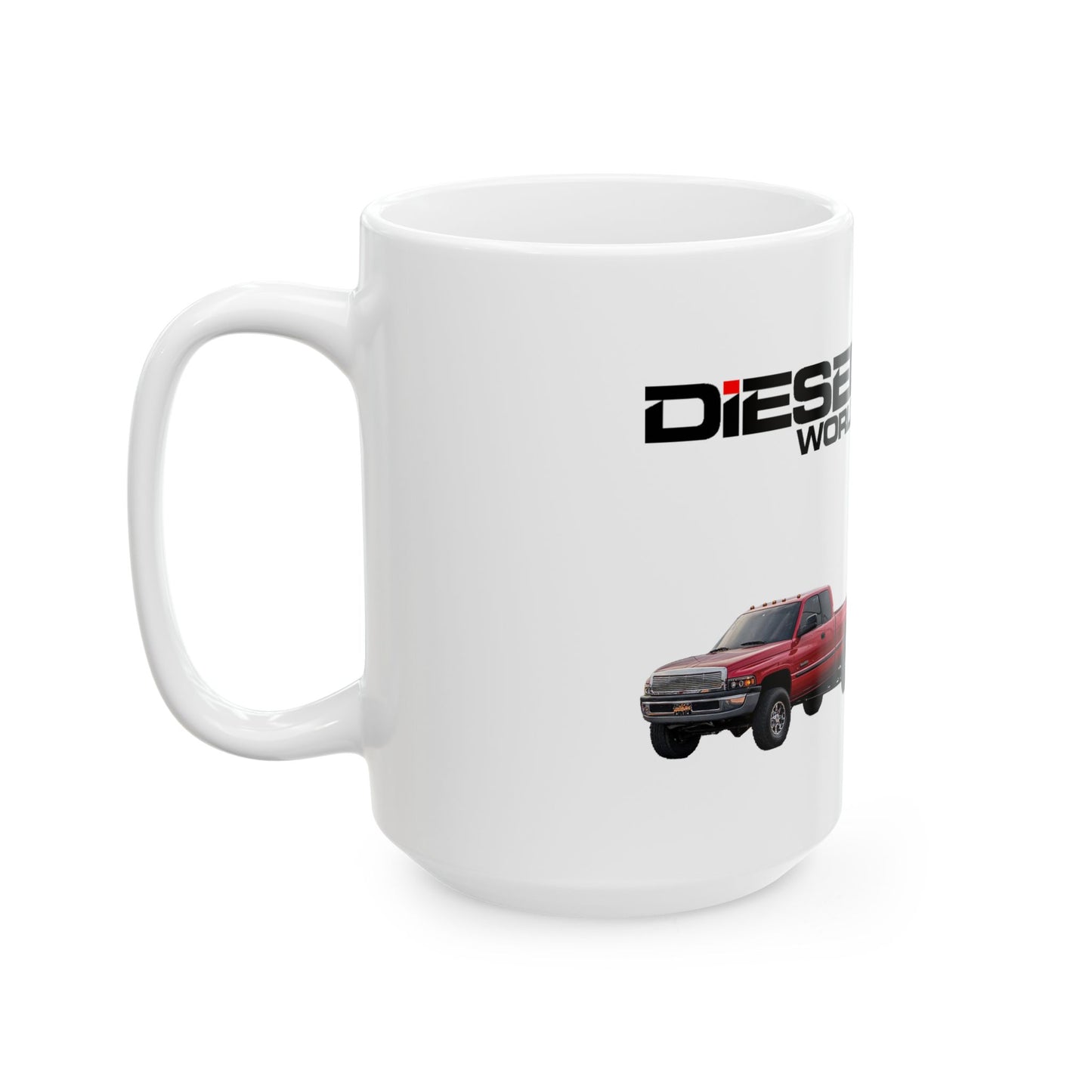 Diesel World 2001 Ford F-350 Power Stroke Customized Coffee Mug