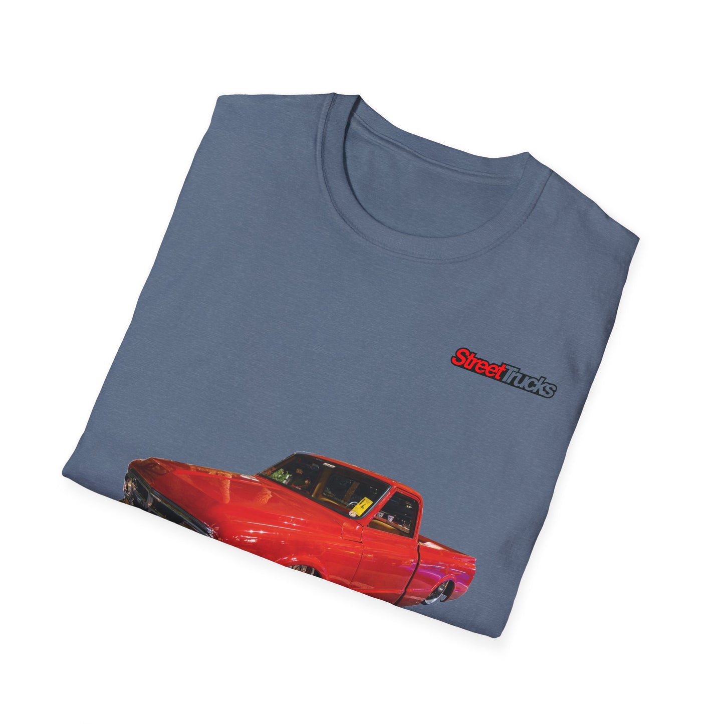 Street Trucks Unique Powered Low Rider Unisex Soft-Style T-Shirt