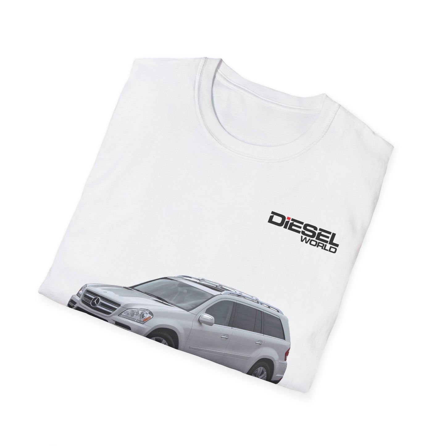 Diesel World BlueTec Brilliance Unisex Softstyle White T-Shirt