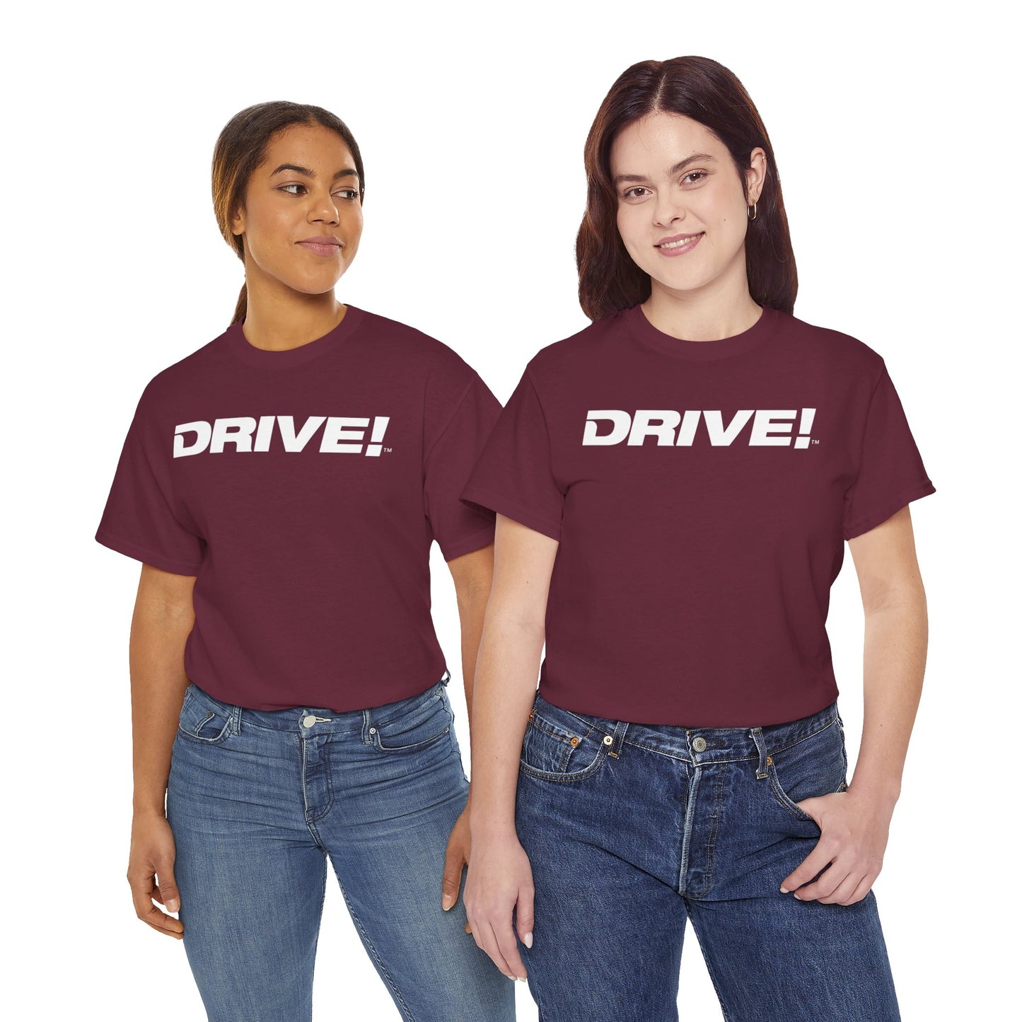 Drive Magazine Heavy Cotton Maroon T-Shirt