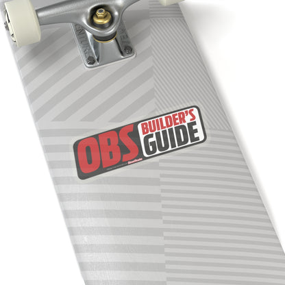 OBS Builder's Guide Transparent Kiss Cut Stickers