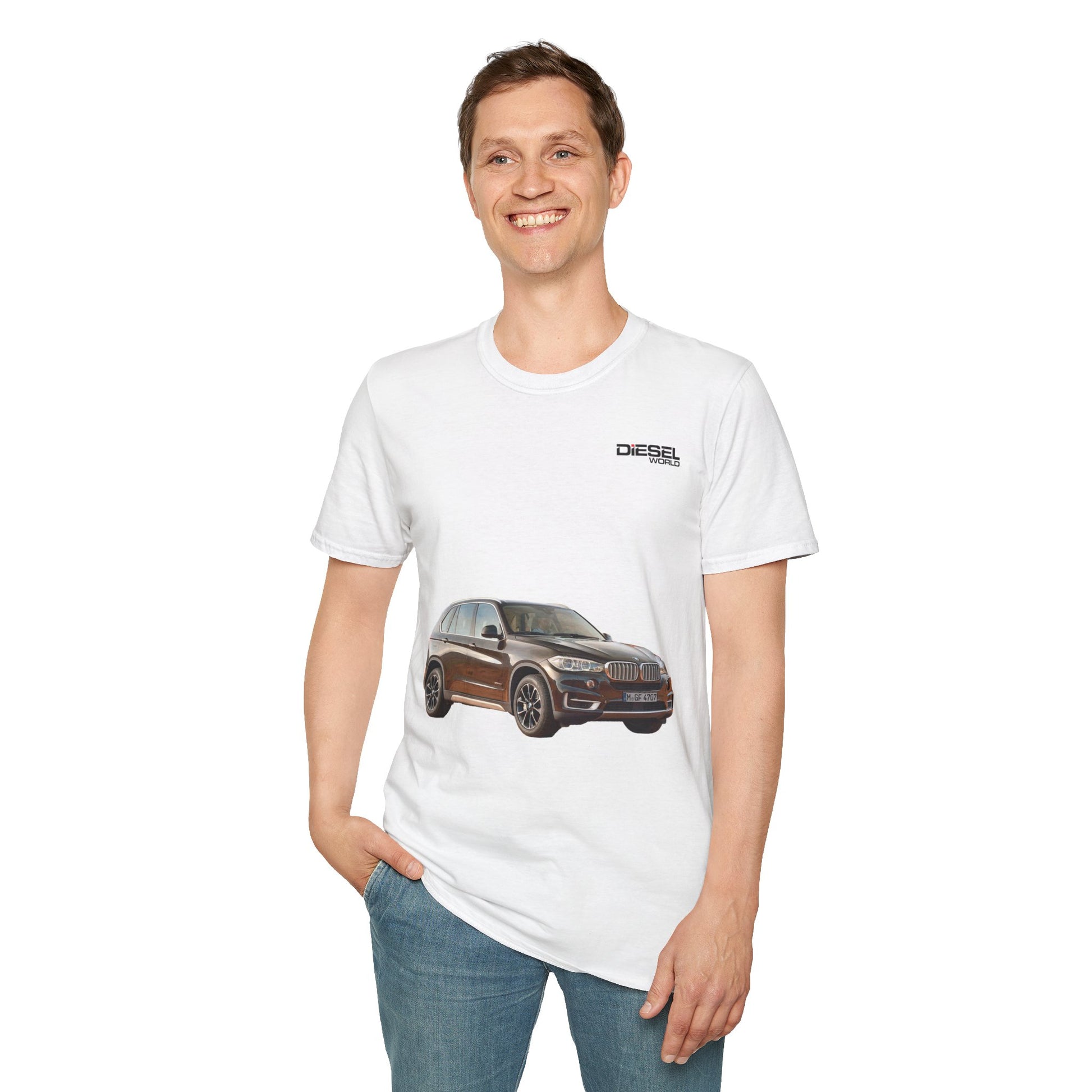 Diesel World XDrive Diesel Power Unisex Softstyle White T-Shirt