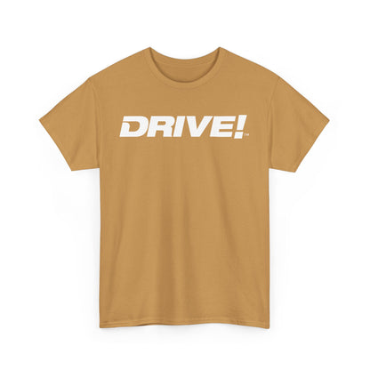 Drive Magazine T-Shirt Unisex Old Gold Tee