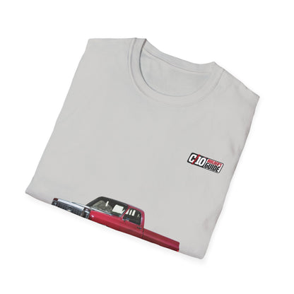 1973 Chevy C10 Unisex Softstyle Ice Grey Tee