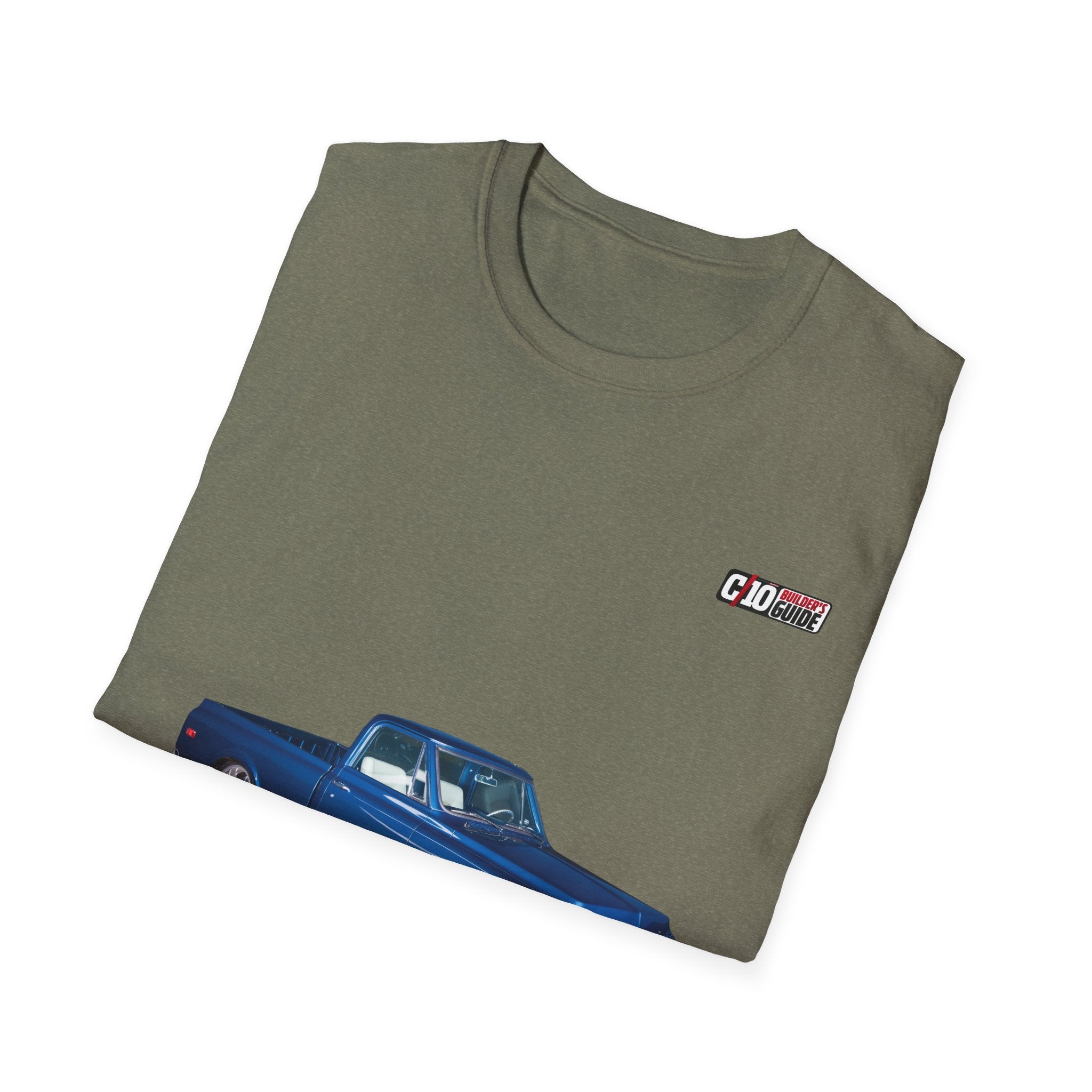 Hometown Hero C4-C10 Unisex Softstyle Heather Military Green Tee
