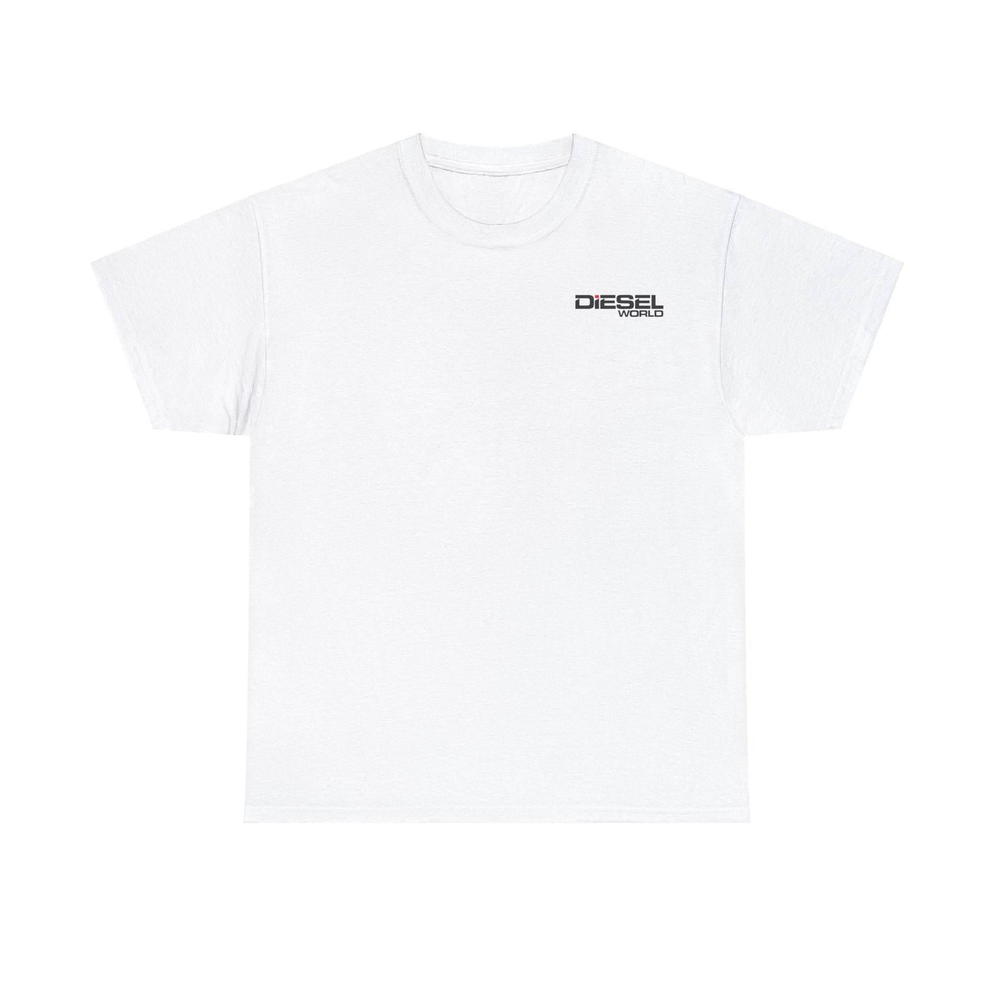 Diesel World Magazine T-Shirt - Unisex White Cotton Tee