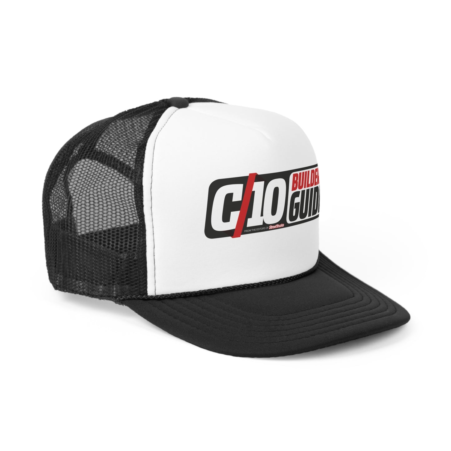 C10 Builder's Guide Black Trucker Caps