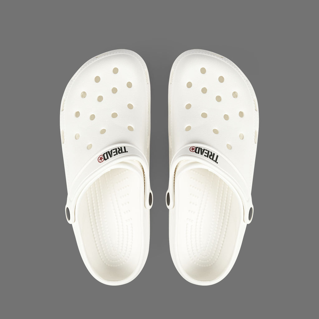 Tread White Lightweight Slip-On Waterproof Footwear