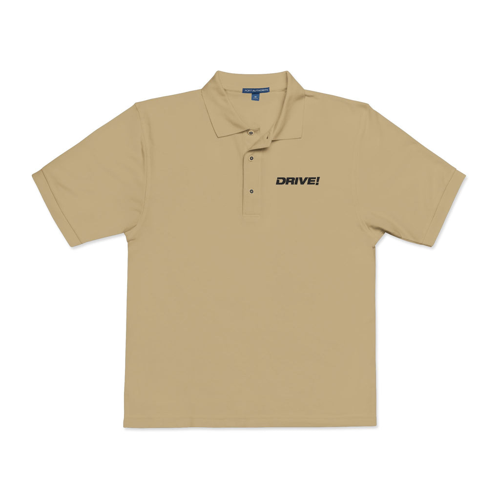 DRIVE! Embroidered Unisex Polo Shirt - Casual and Stylish Wear