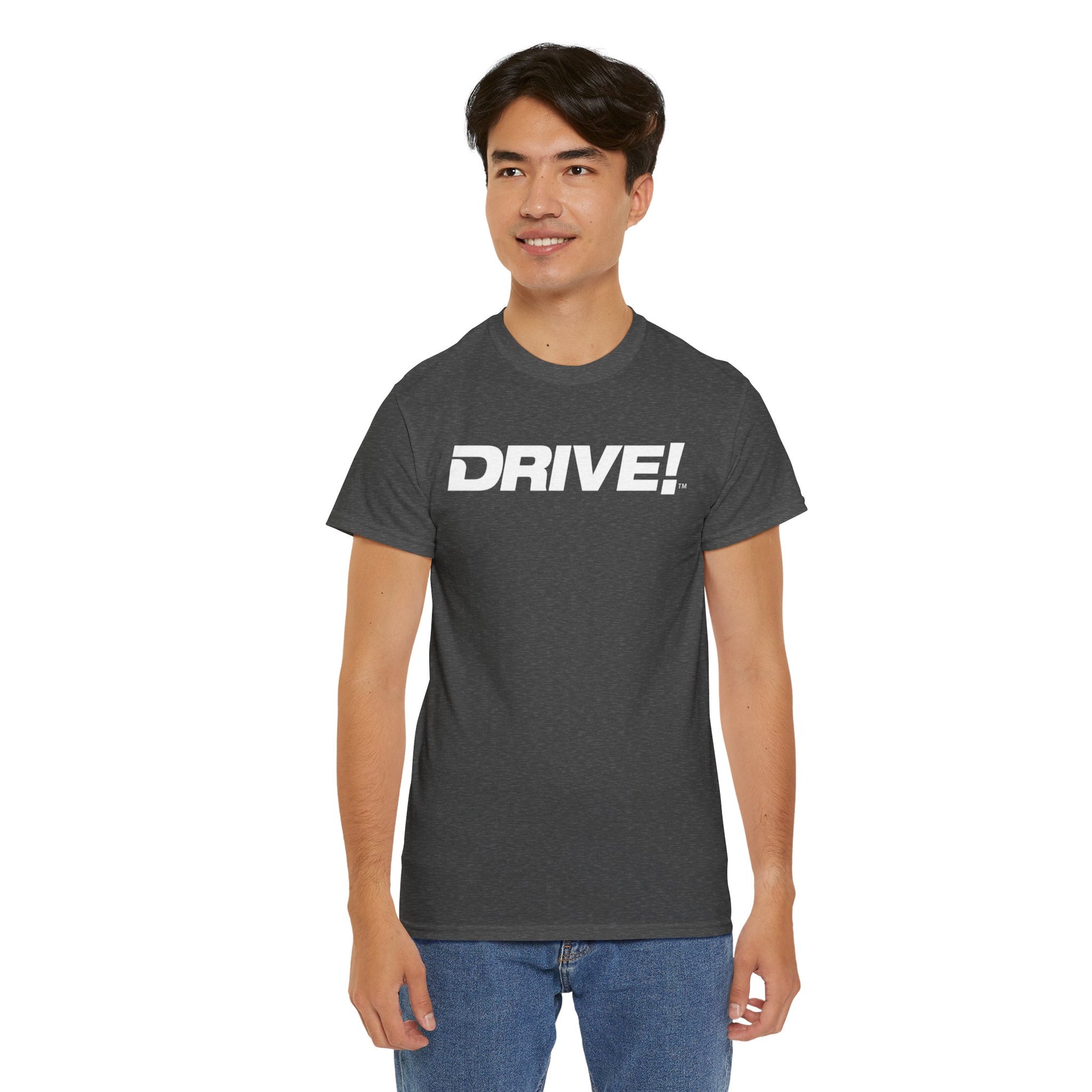 Drive Magazine Unisex Cotton Dark Heather T-Shirt