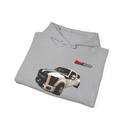 Street Trucks Dino10 Unisex Heavy Blend™ Sport Grey Hoodie Sweatshirt