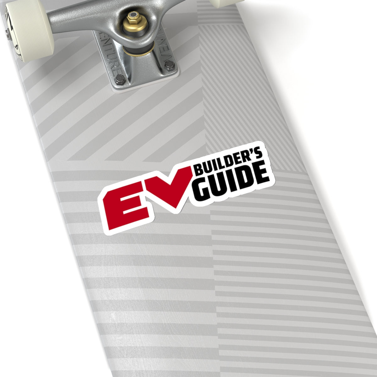 EV Builder's Guide White Kiss Cut Stickers