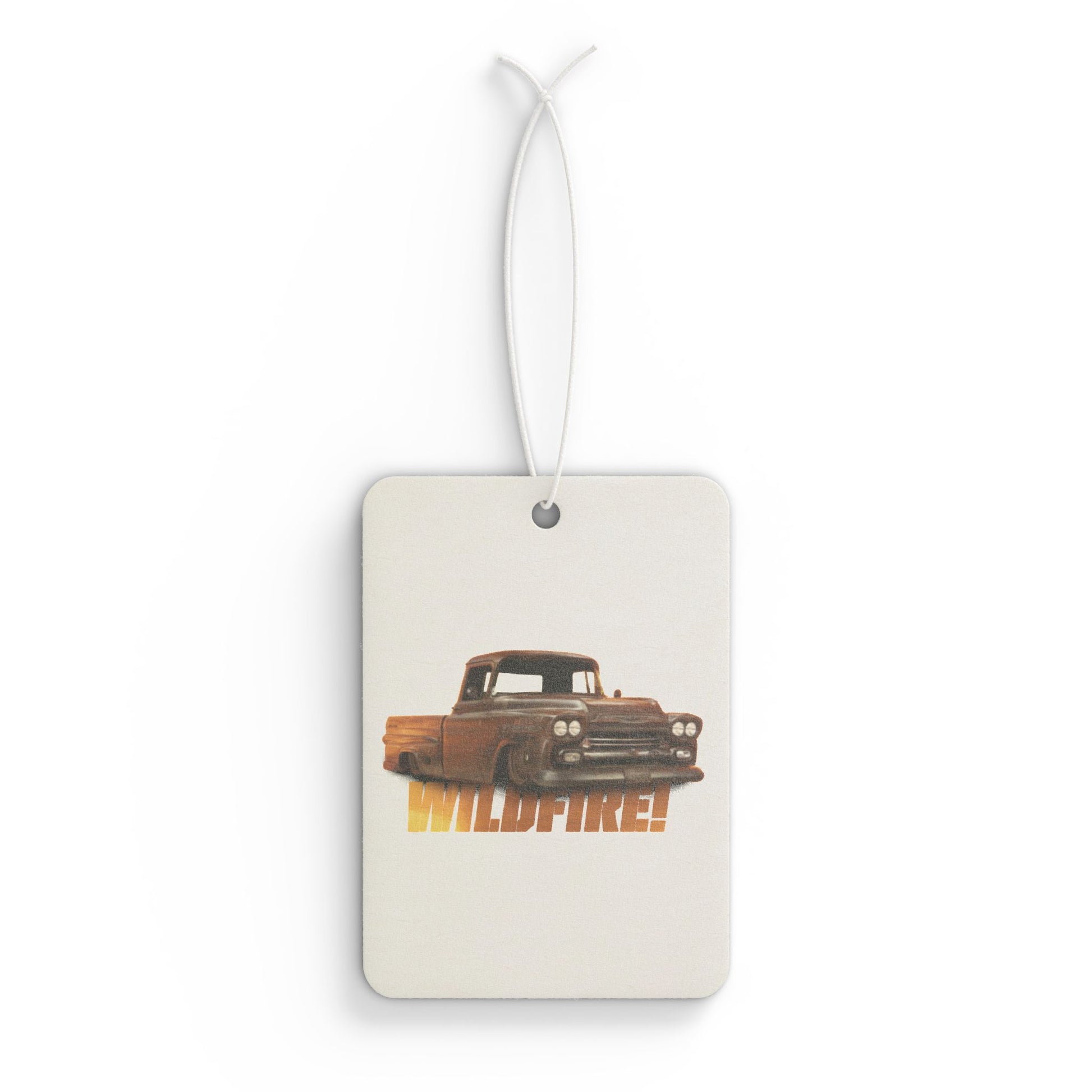 Vintage Wildfire Car Air Freshener - Classic Truck Design
