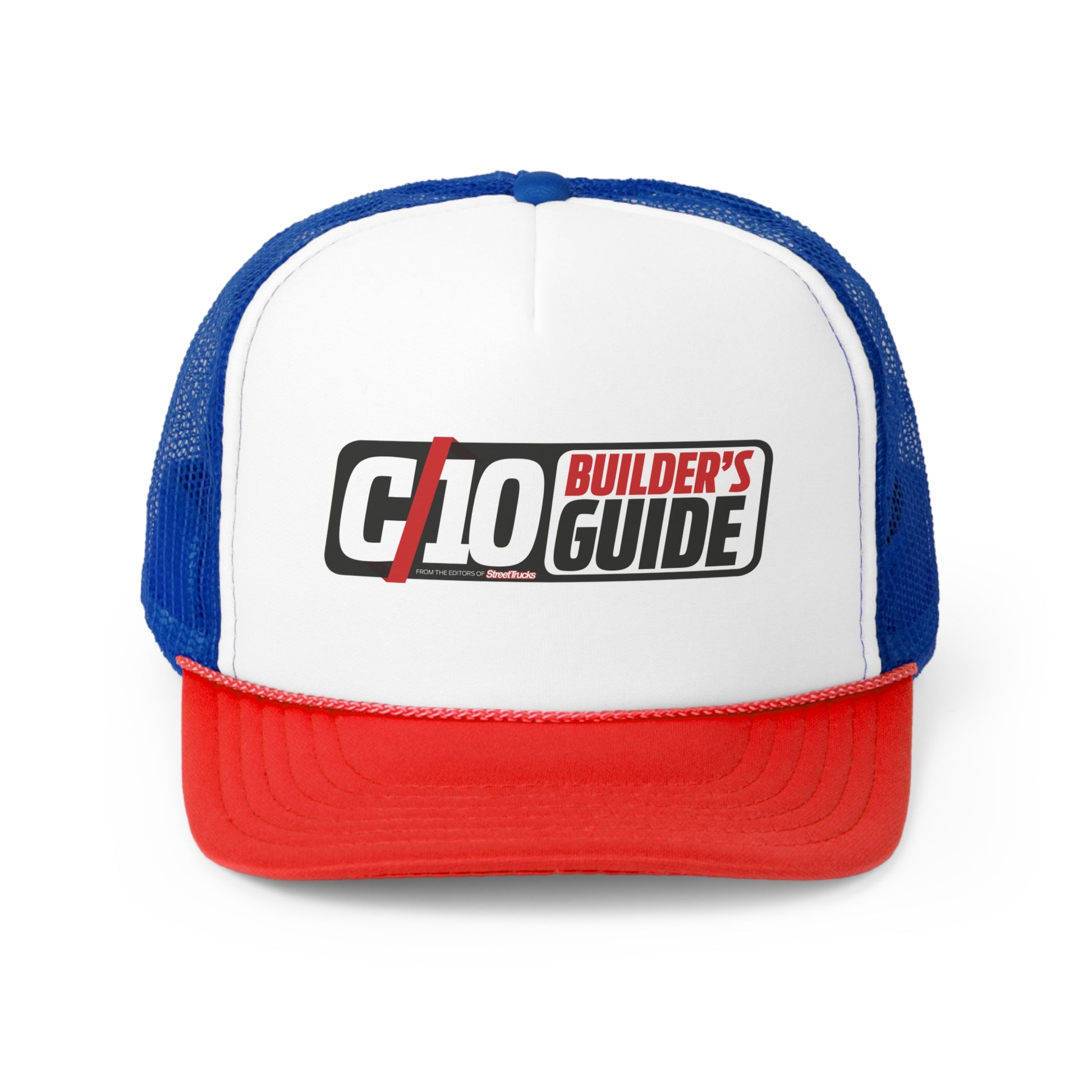 C10 Builder's Guide Blue Trucker Caps