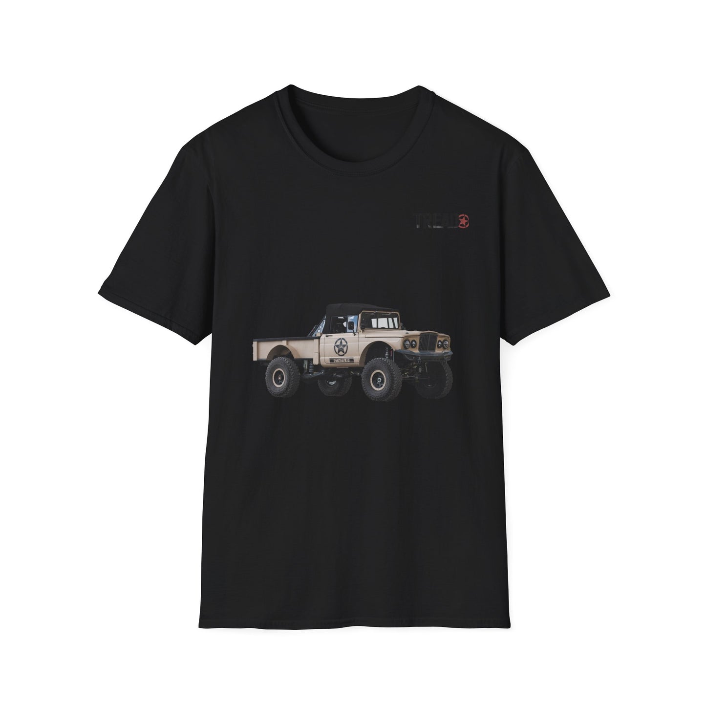 Tread BAJA BLITZ Desert Bomber Unisex Softstyle Black T-Shirt