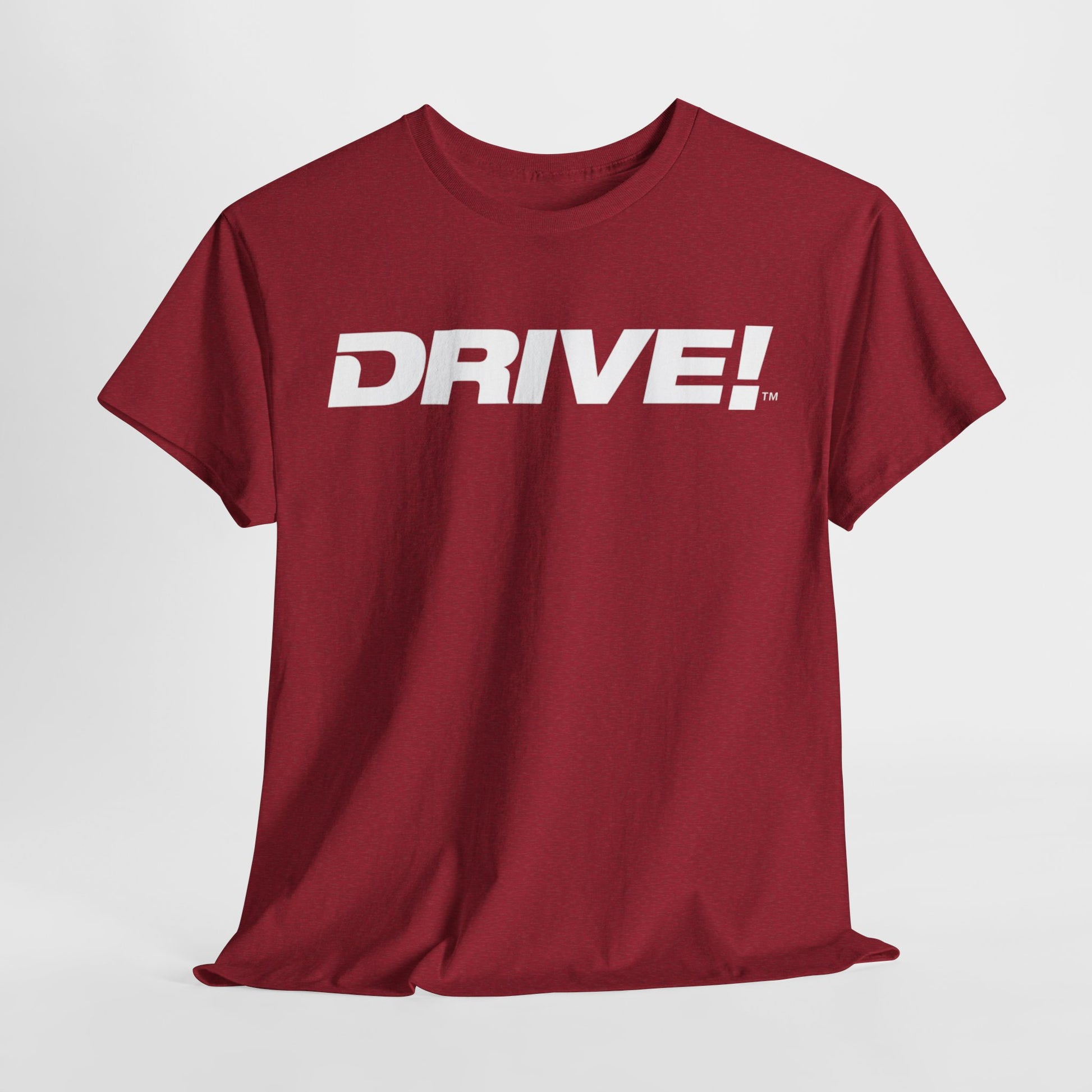 Drive Magazine T-Shirt Unisex Heavy Cotton Cardinal Red Tee