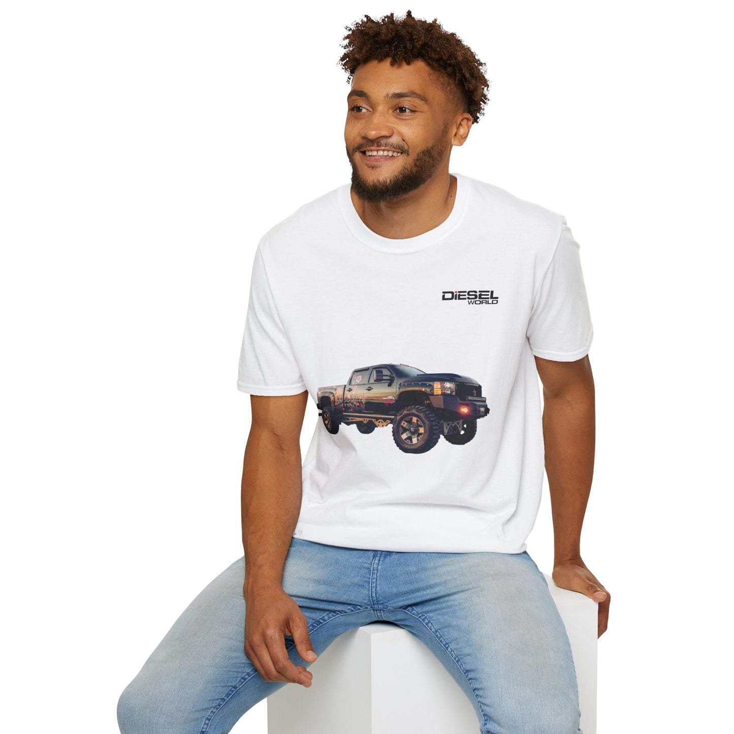 Diesel World Henning's Duramax Power '07 Unisex Softstyle White T-Shirt