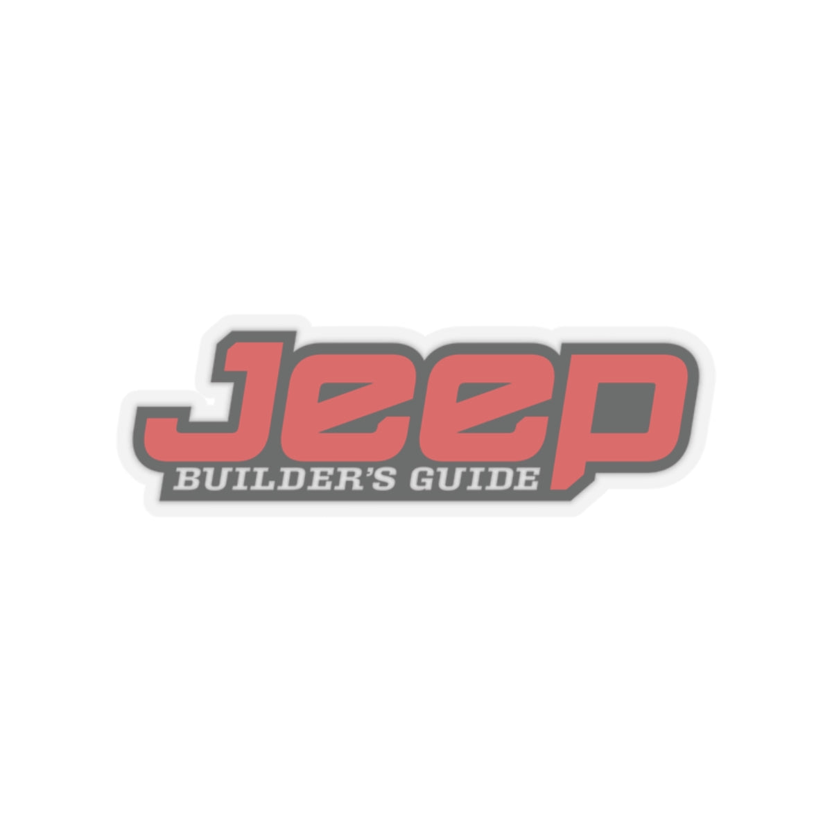 Jeep Builder's Guide Kiss-Cut Stickers