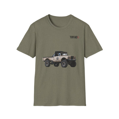 Tread BAJA BLITZ Desert Bomber Unisex Softstyle Heather Military Green T-Shirt