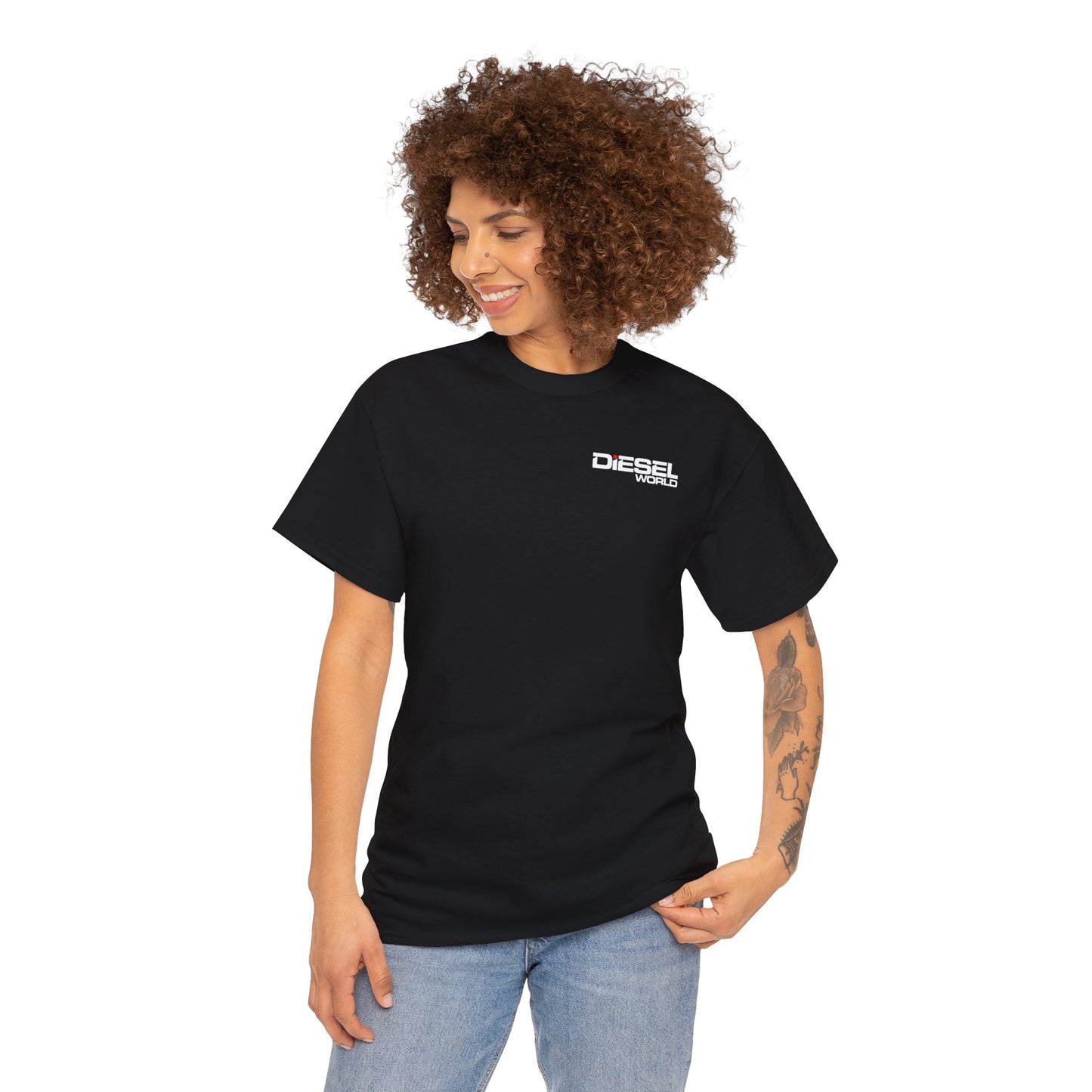 Diesel World Black - Unisex Heavy Cotton Tee