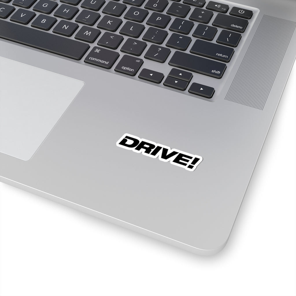Drive Magazine White Stickers