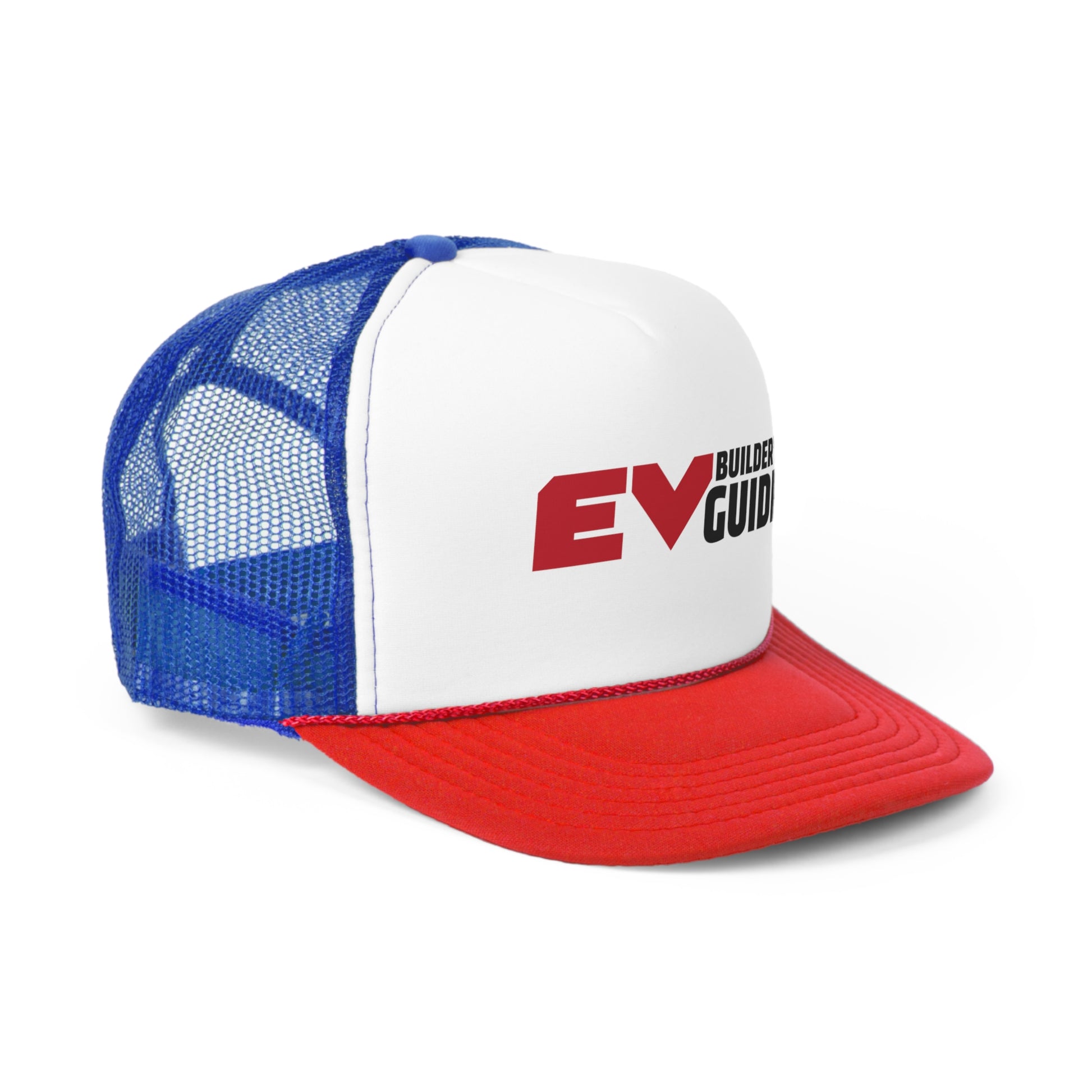 EV Builder's Guide Blue/Red Trucker Cap