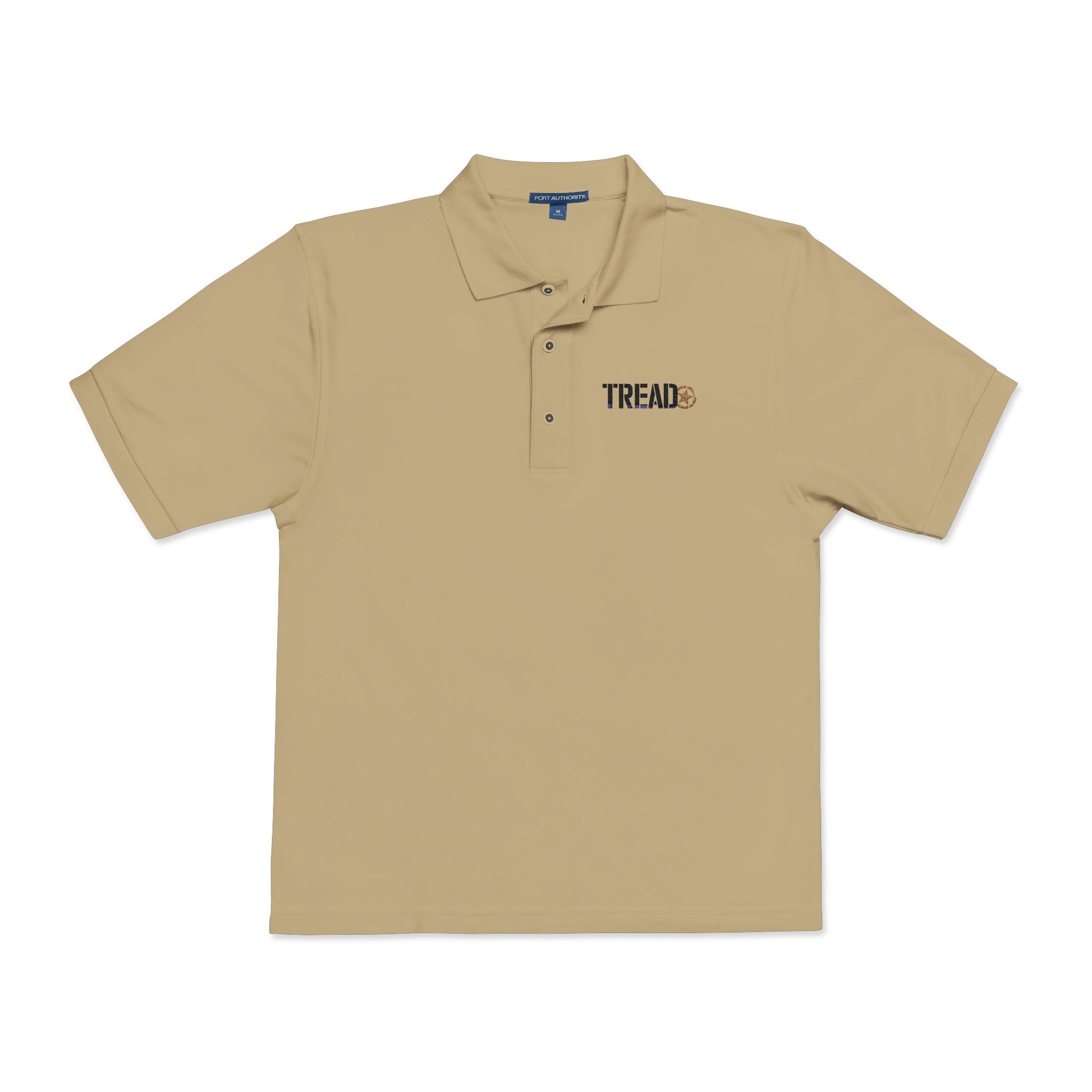 Tread Embroidered Unisex Polo Shirt - Casual and Stylish Wear