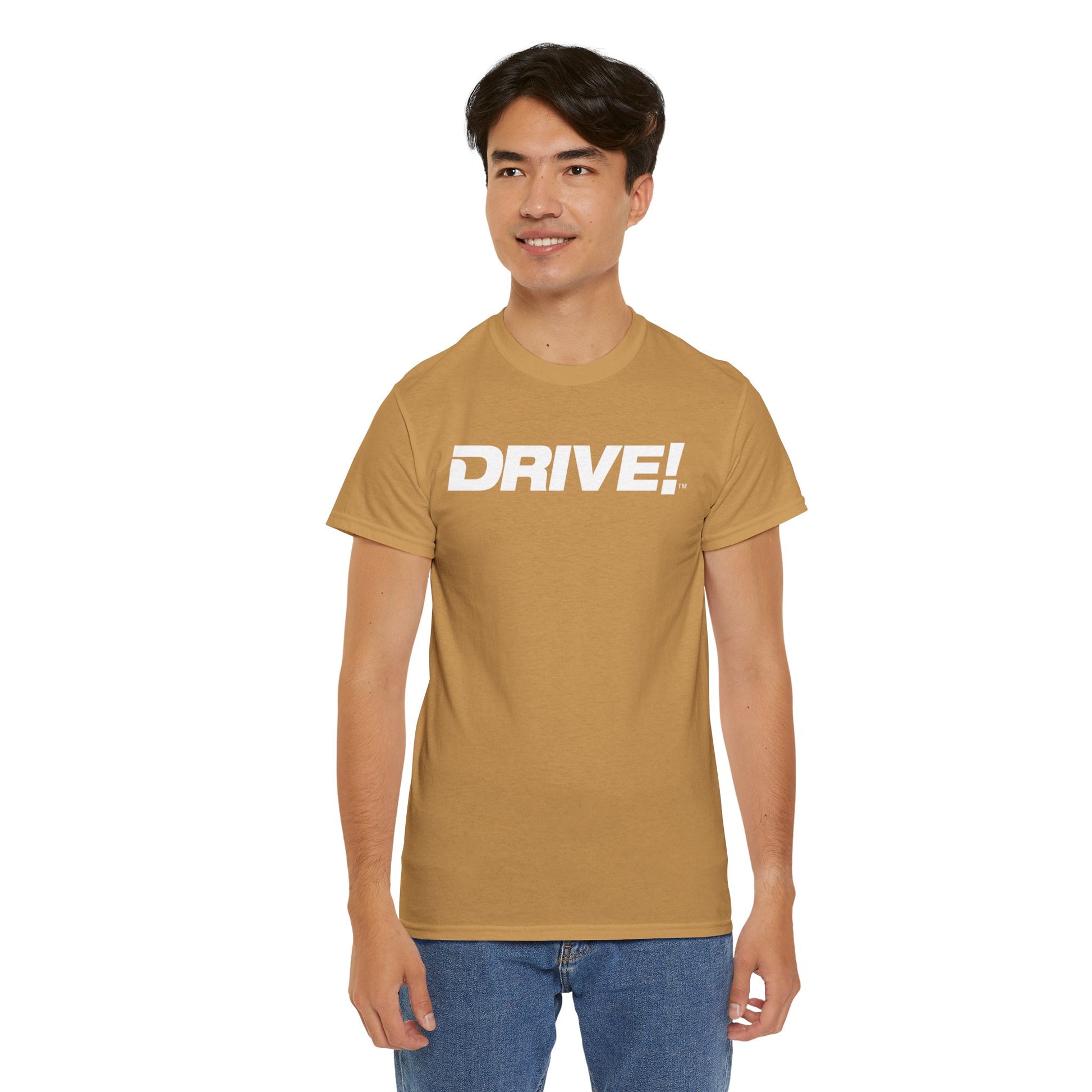 Drive Magazine Unisex Cotton Old Gold T-Shirt