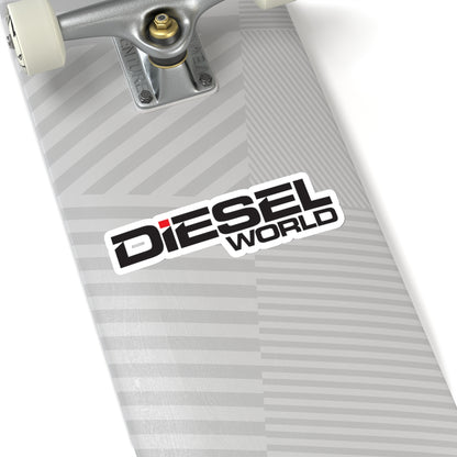 Diesel World White Stickers