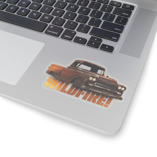 Wildfire Transparent Kiss-Cut Stickers