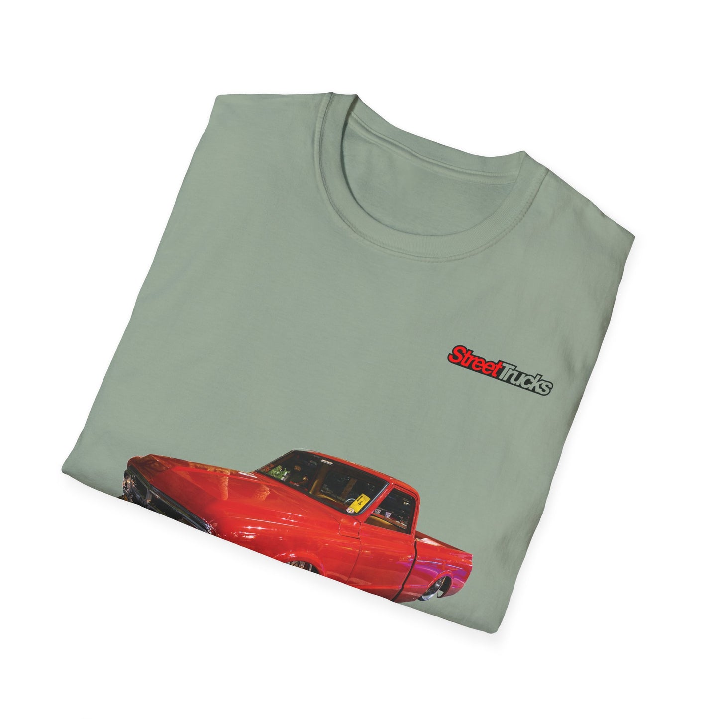 Street Trucks Unique Powered Low Rider Unisex Soft-Style T-Shirt