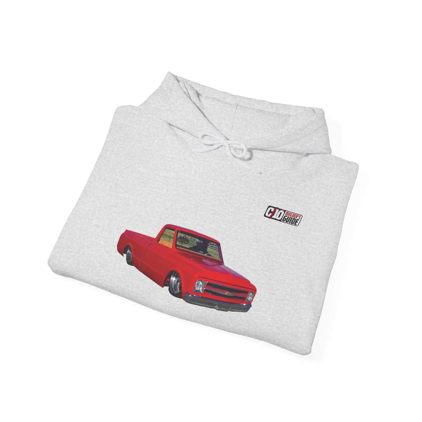 C10 Wheel & Tire Shoutout Unisex Heavy Blend™ Ash Hooded Sweatshirt