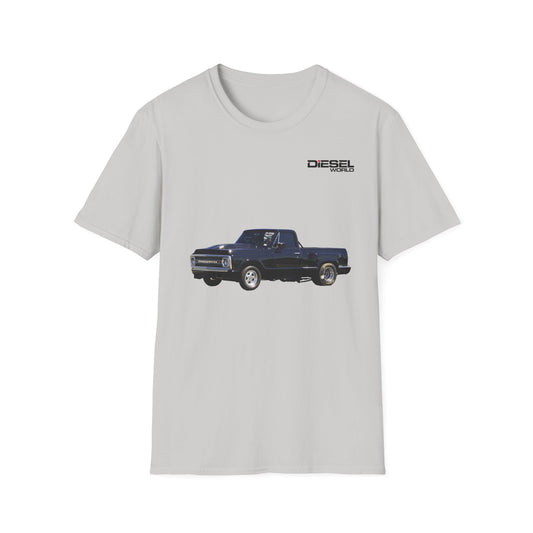 Diesel World Black D-Max Beast Unisex Softstyle Ice Grey T-Shirt