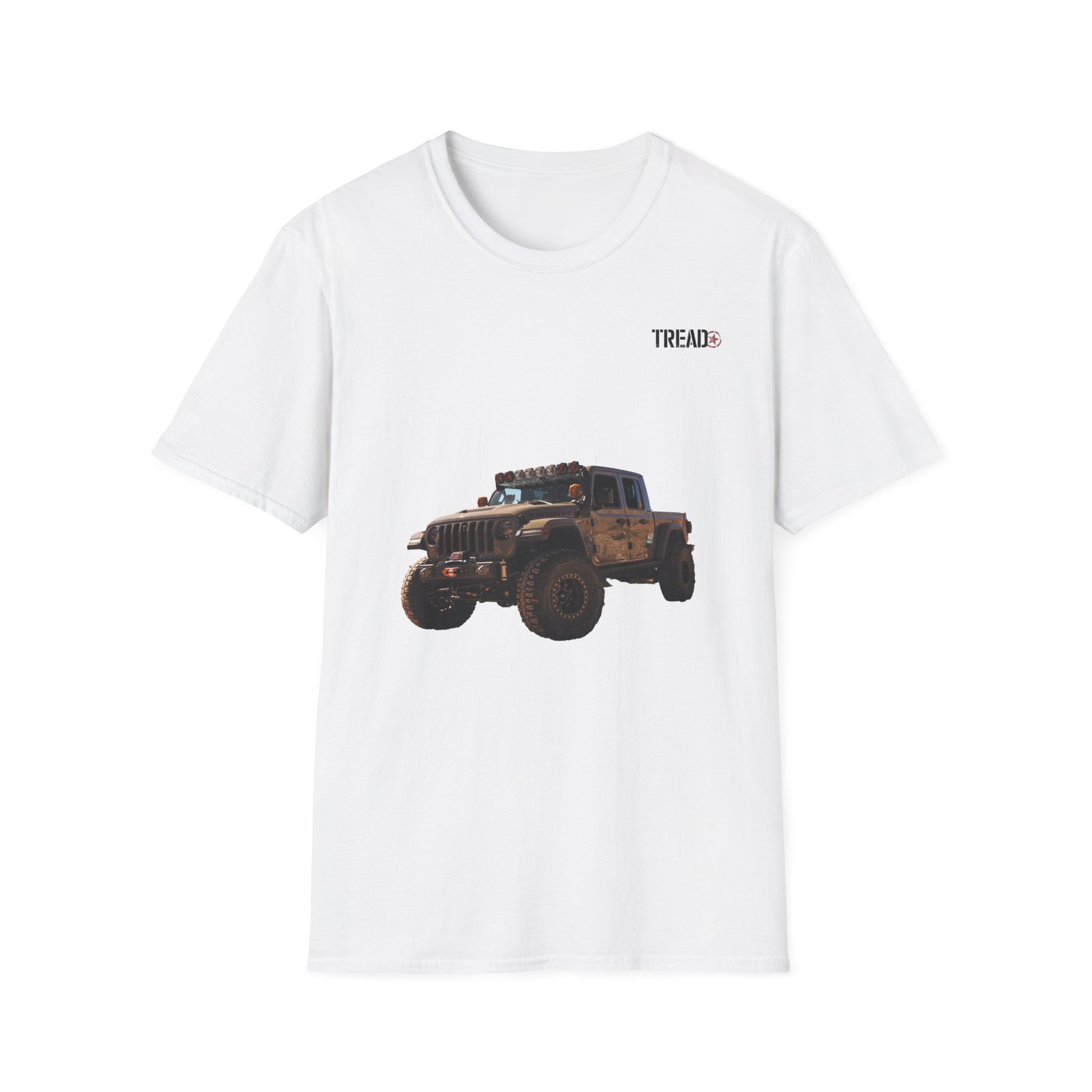 Tread Sanctus Mojave Adventure Unleashed Unisex Softstyle White T-Shirt