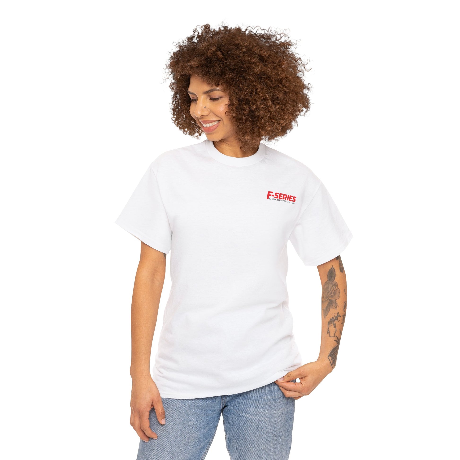 F-Series Builder's Guide Unisex Heavy Cotton White T-Shirt