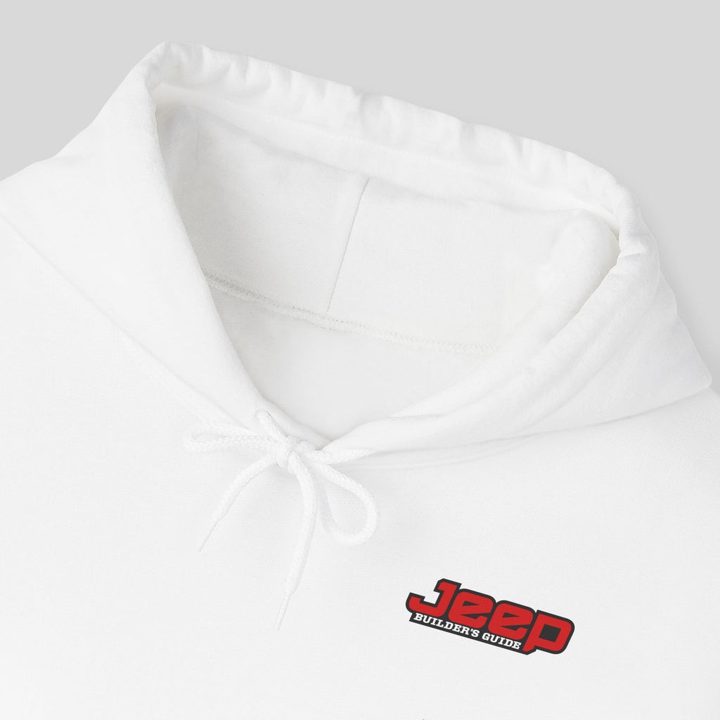 Jeep Builder's Guide White - Unisex Heavy Blend™ Hooded Sweatshirt