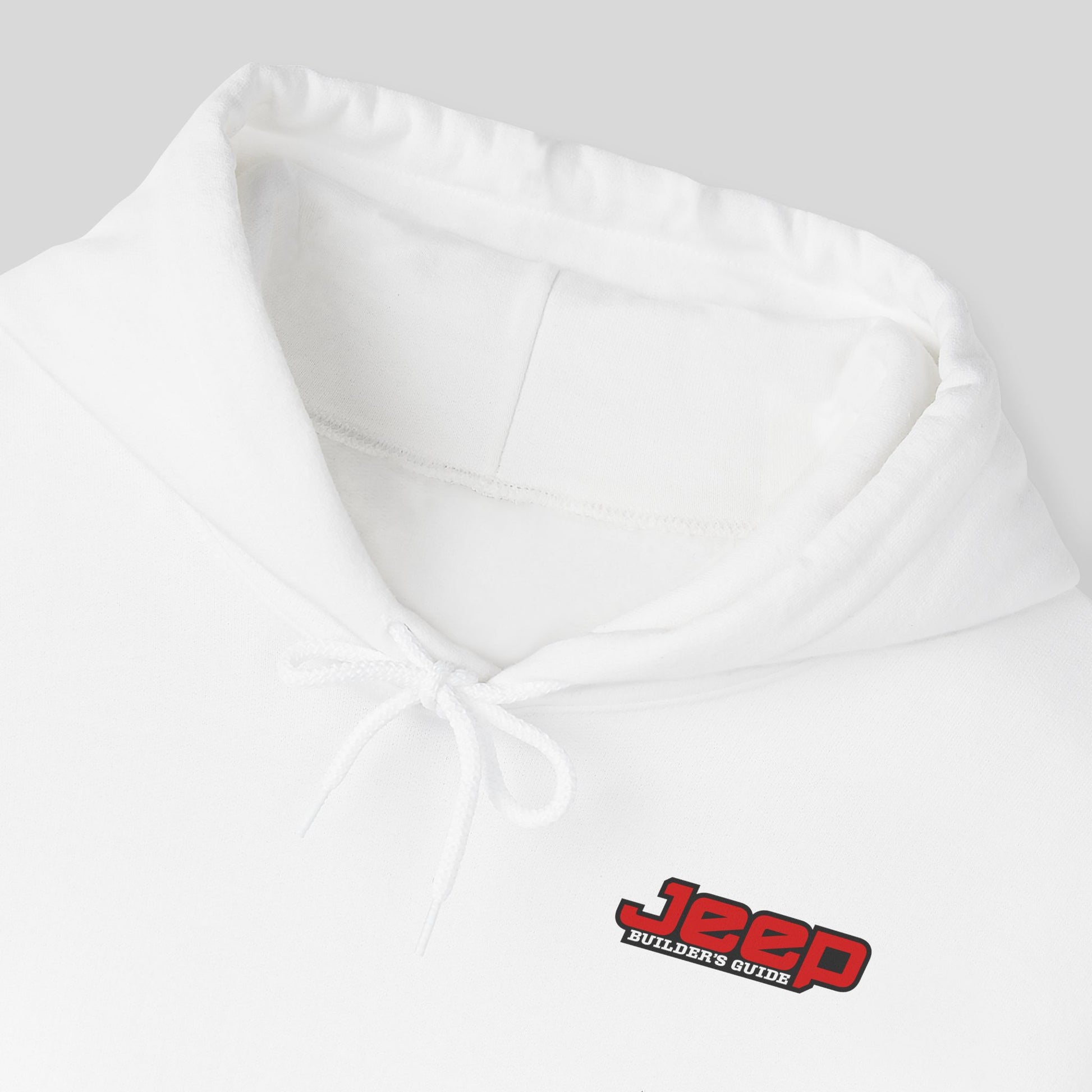 Jeep Builder's Guide White - Unisex Heavy Blend™ Hooded Sweatshirt