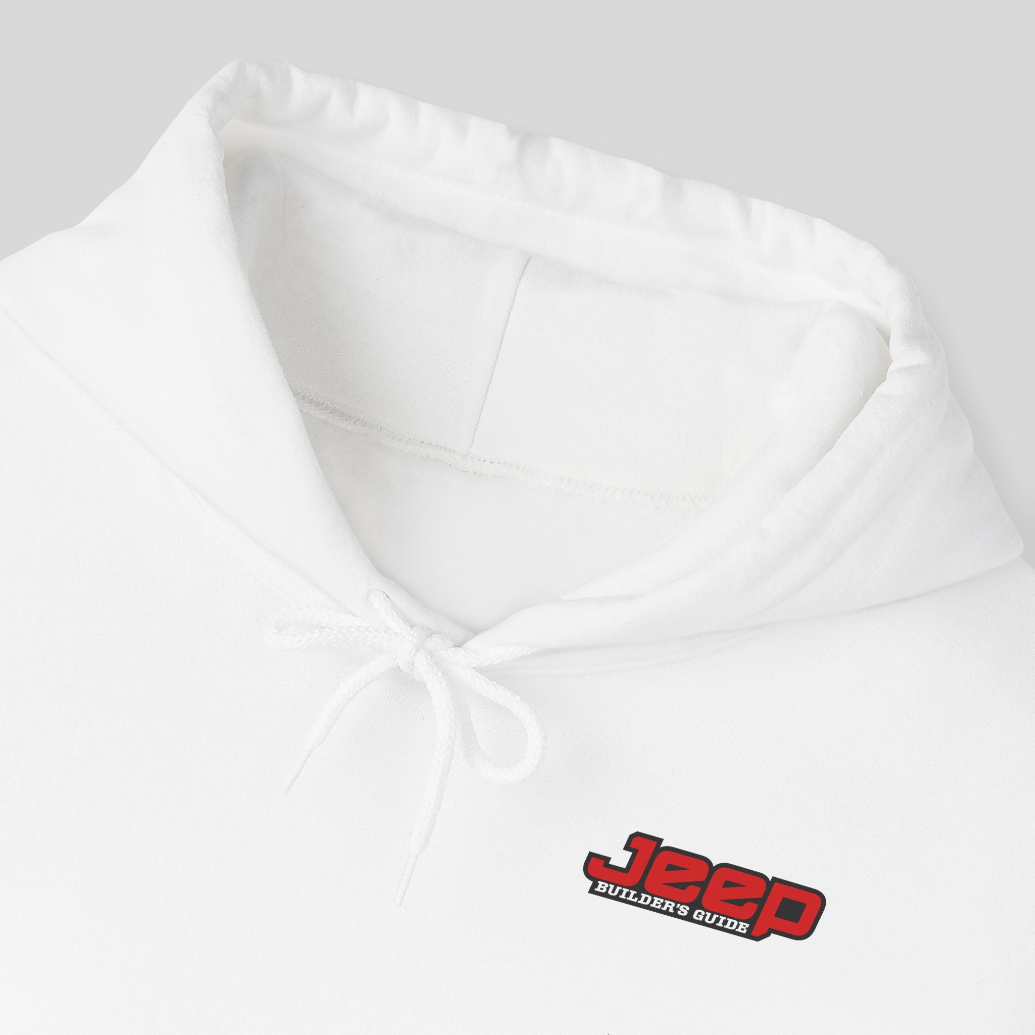 Jeep Builder's Guide White - Unisex Heavy Blend™ Hooded Sweatshirt