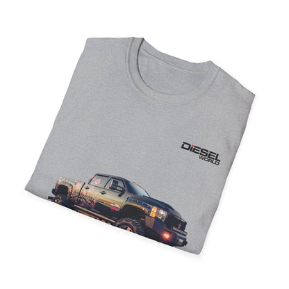 Diesel World Henning's Duramax Power '07 Unisex Softstyle Sports Grey Tee