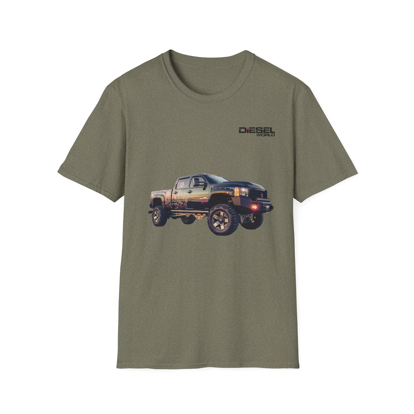 Diesel World Henning's Duramax Power '07 Unisex Heather Military Green T-Shirt