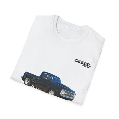 Diesel World D-Max Blackout Unisex Softstyle White Tee