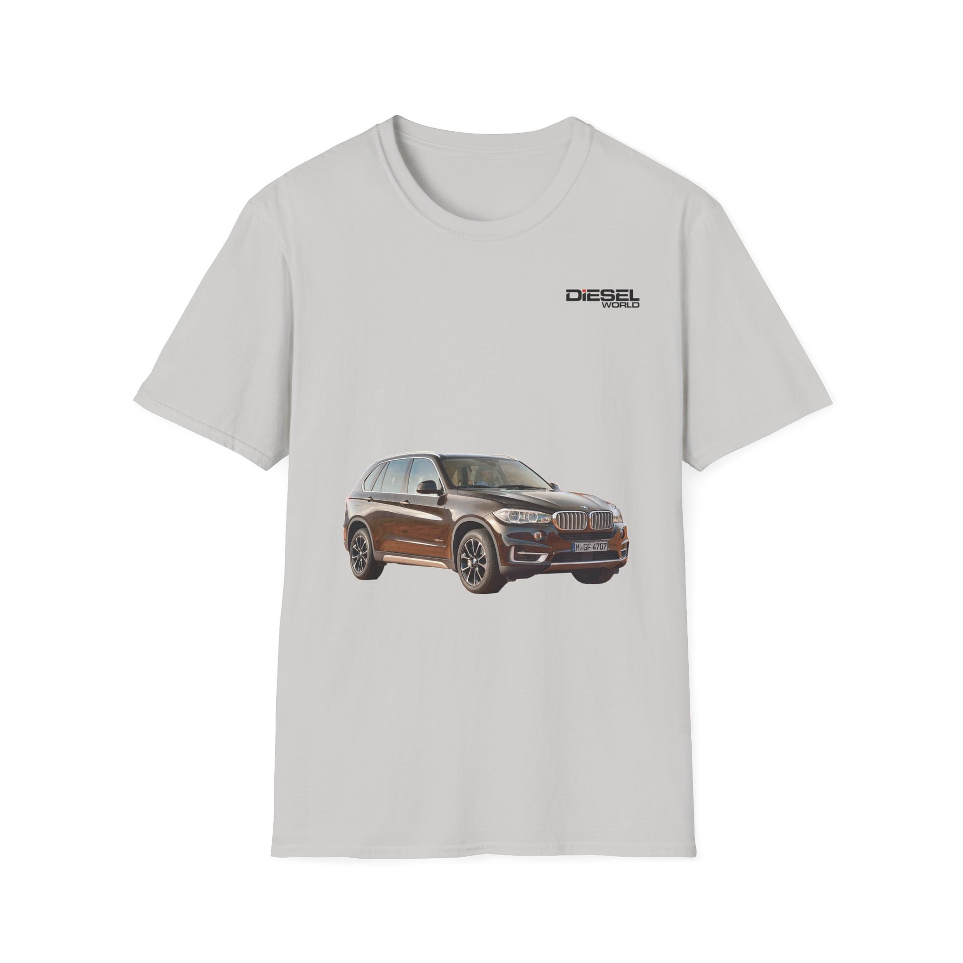 Diesel World XDrive Diesel Power Unisex Ice Grey T-Shirt