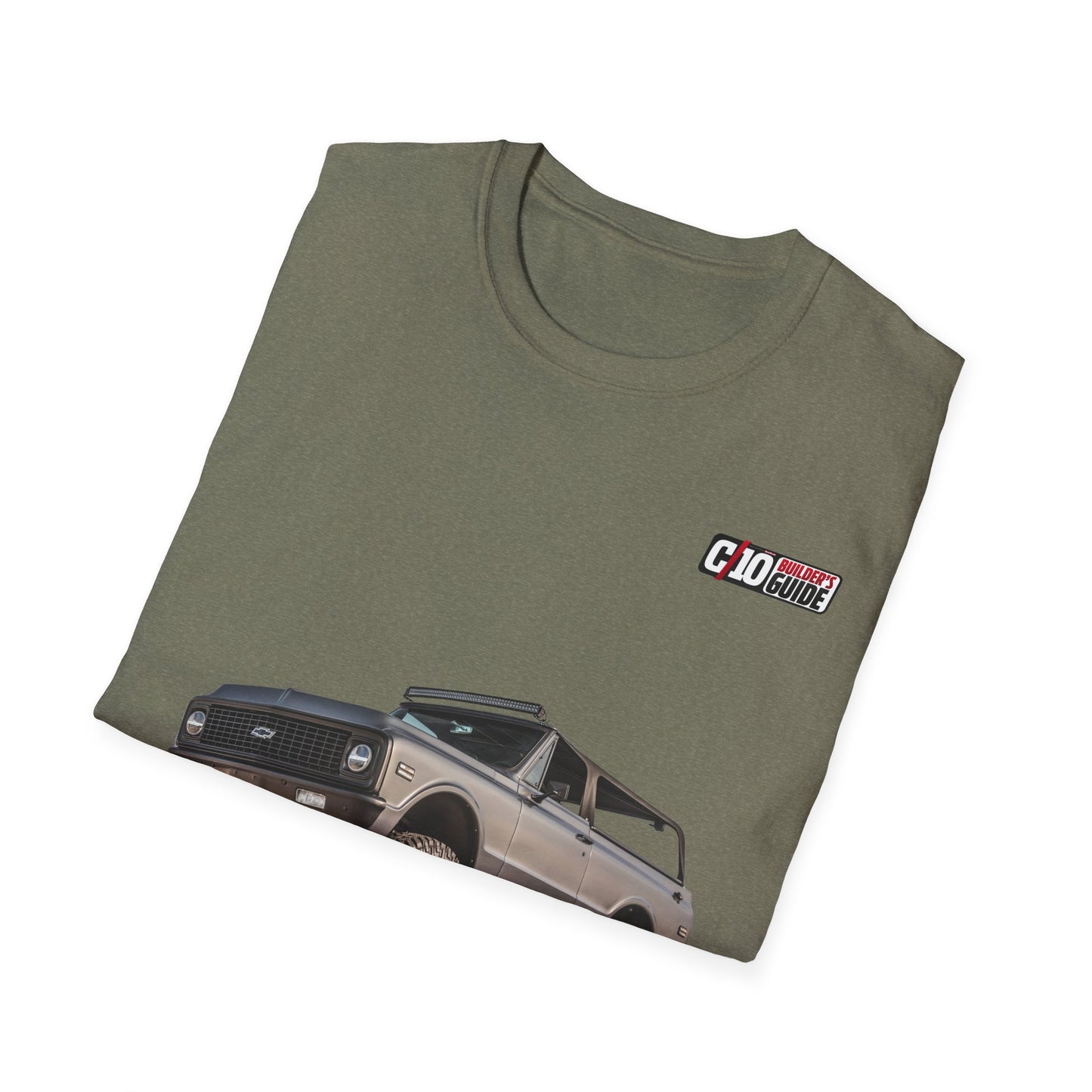 C10 Grounded Glory Barker's Unisex Heather Military Green Tee