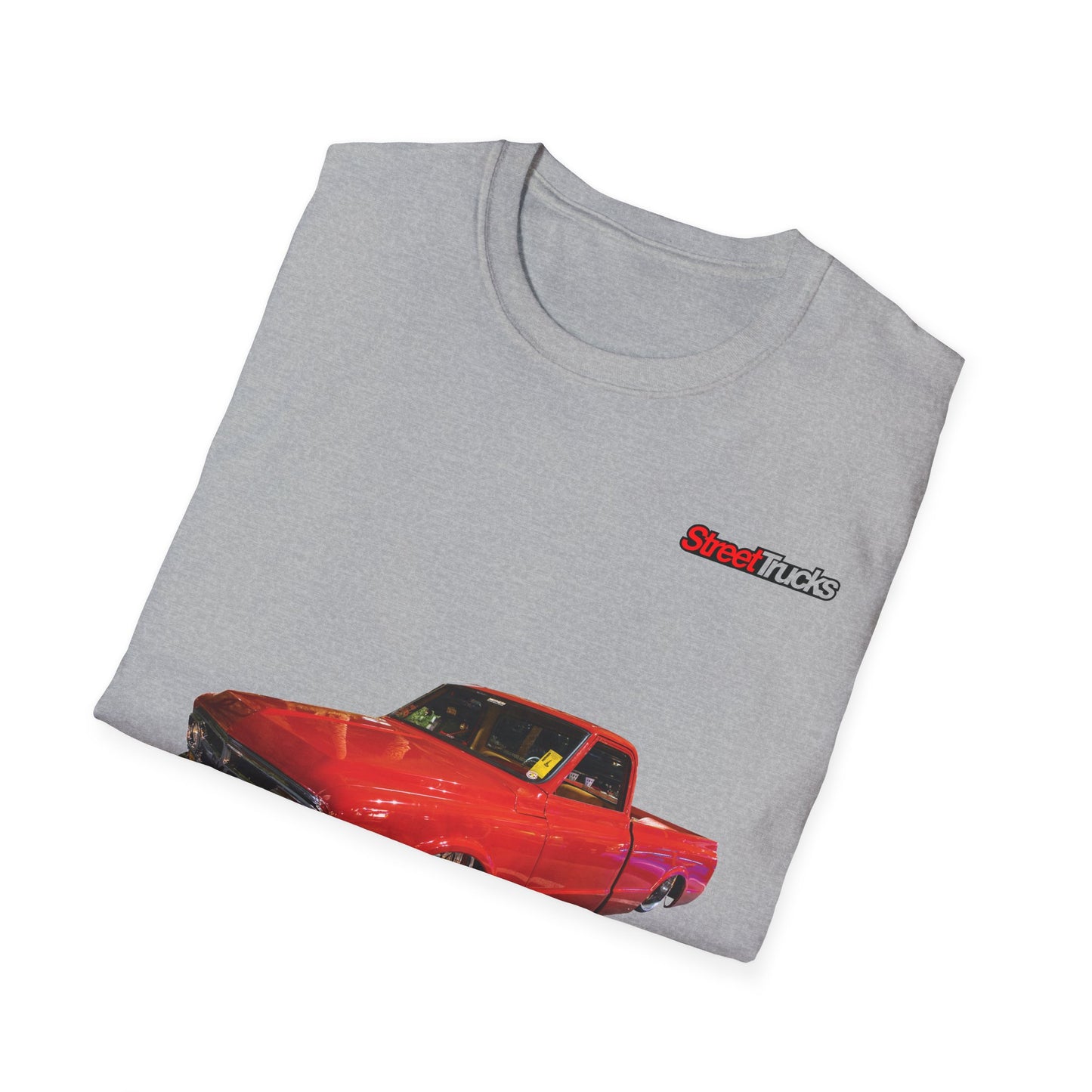 Street Trucks Unique Powered Low Rider Unisex Soft-Style T-Shirt