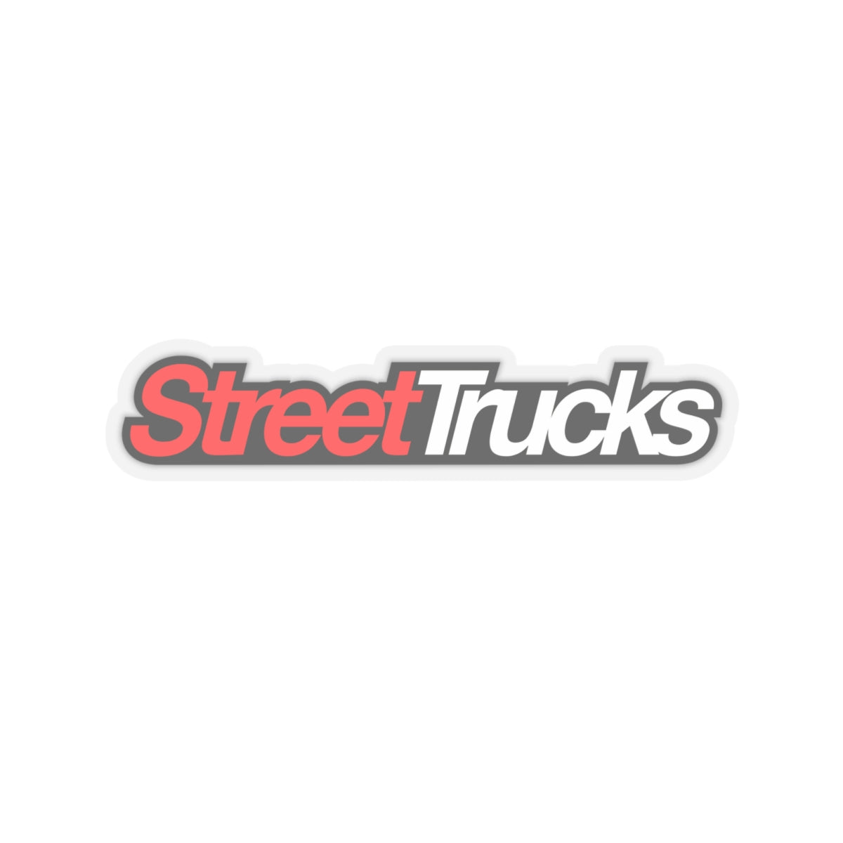 Street Trucks Transparent Kiss-Cut Stickers