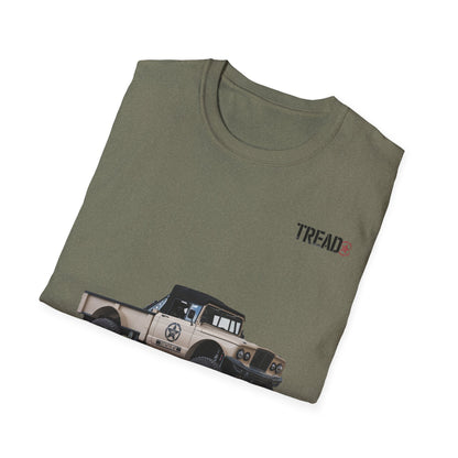 Tread BAJA BLITZ Desert Bomber Unisex Softstyle Heather Military Green Tee