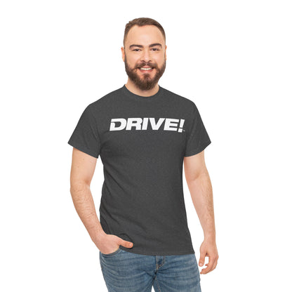 Drive Magazine Tee Unisex Cotton Dark Heather T-Shirt